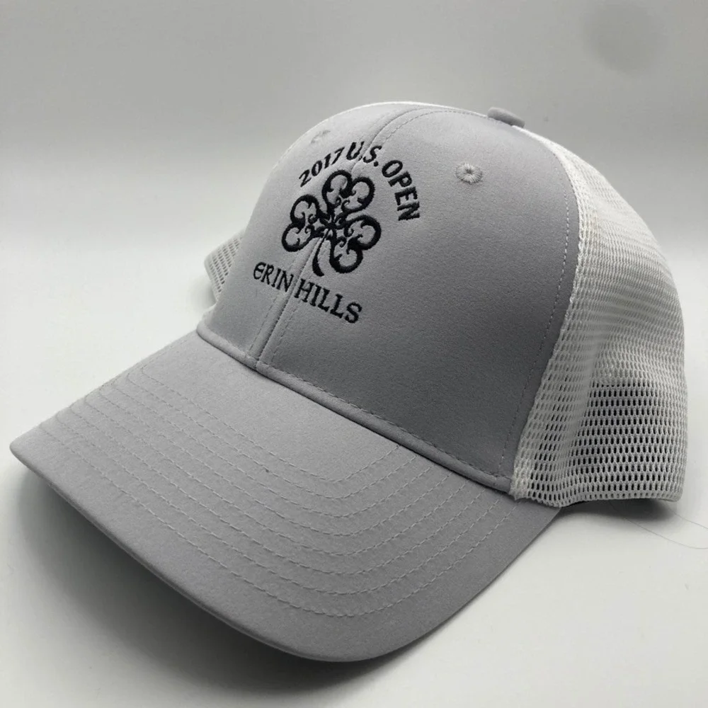 Nike Golf Hat Erin‎ Hills 2017 U.S. Open L/XL Grey White Black Logo Cap